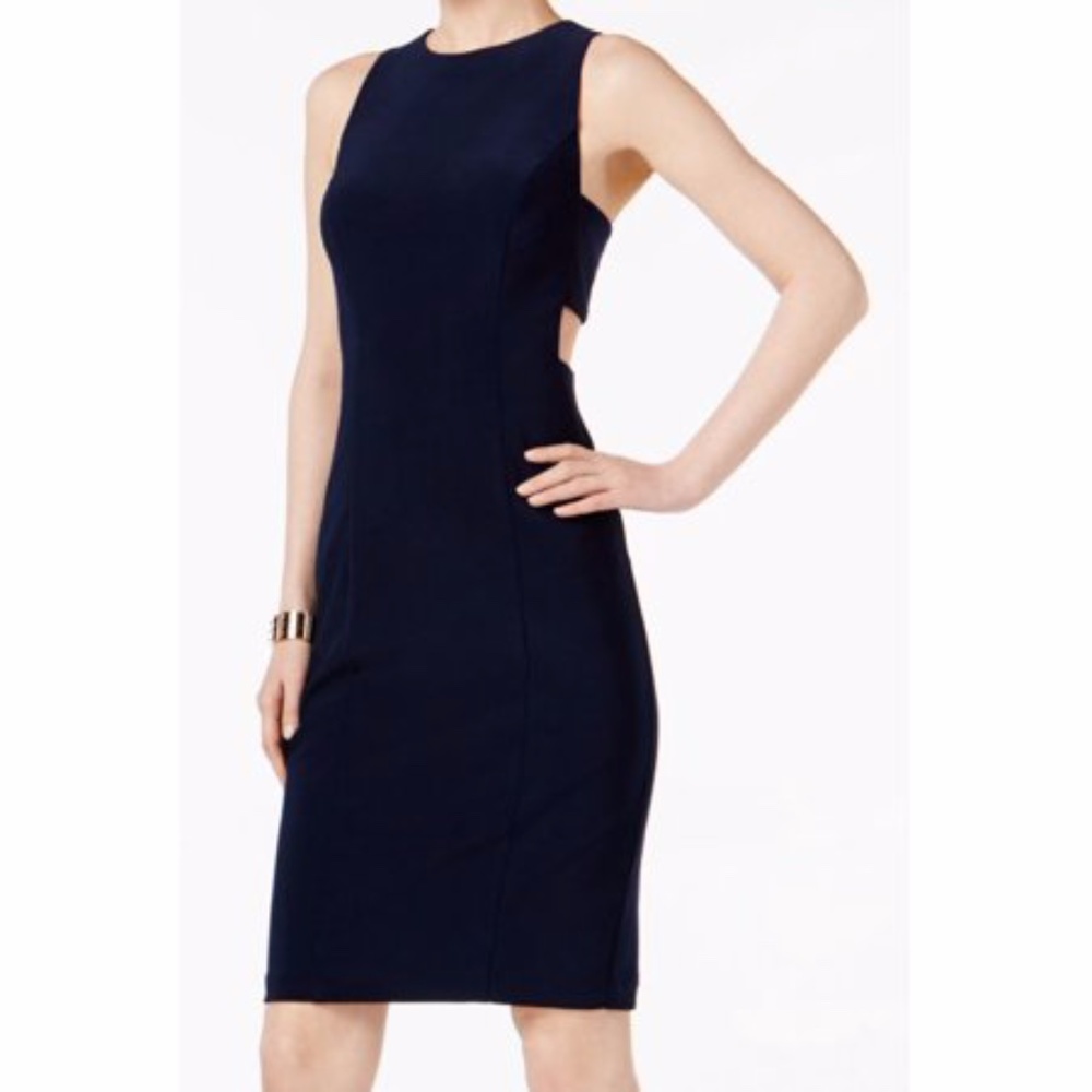 Betsy & Adam Cutout Sheath Dress